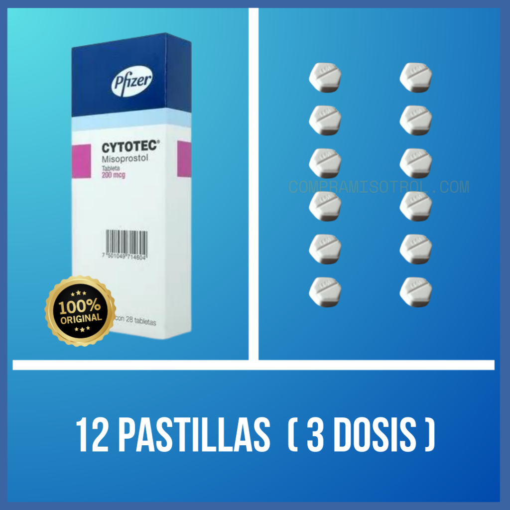 12 pastillas 3 dosis